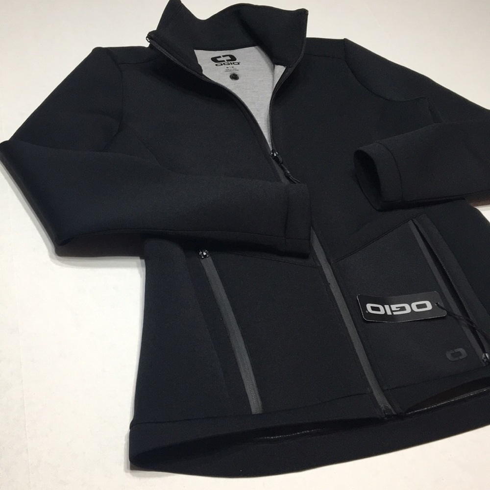 OGIO Women’s AXIS Bonded black full zip jacket M